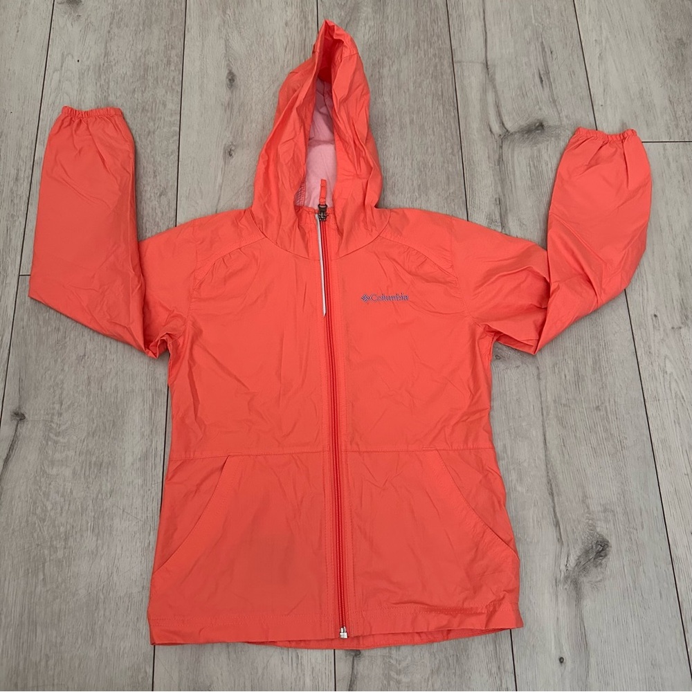 Columbia Orange Sportswear winter fall Jacket Small 7/8